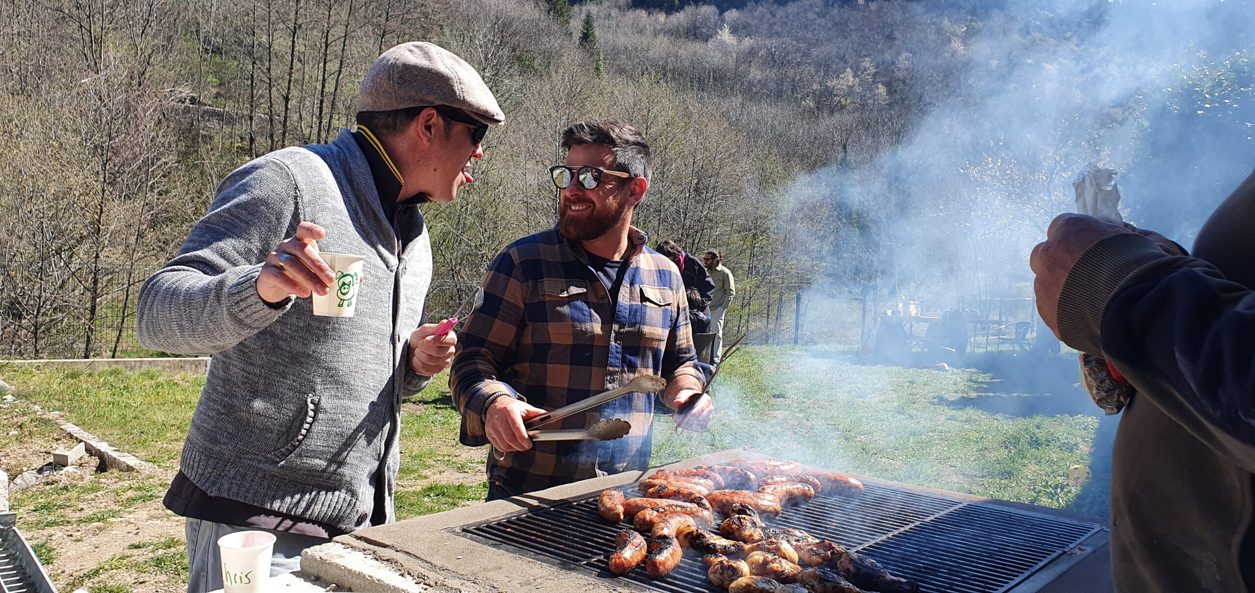 Barbecue famille amis cousinade gite le coulassou ardeche